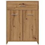 vidaXL Dulap pentru baie stejar artizanal, 60x33x80 cm, lemn prelucrat vidaXL Dulap pentru baie stejar artizanal, 60x33x80 cm, lemn prelucrat