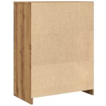 vidaXL Dulap pentru baie stejar artizanal, 60x33x80 cm, lemn prelucrat vidaXL Dulap pentru baie stejar artizanal, 60x33x80 cm, lemn prelucrat