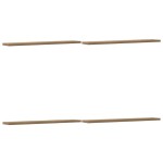 vidaXL Plăci bibliotecă, 4 buc., stejar artizanal, 60x10x1,5 cm, lemn vidaXL Plăci bibliotecă, 4 buc., stejar artizanal, 60x10x1,5 cm, lemn