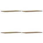 vidaXL Rafturi de perete, 4 buc., stejar artizanal, 60x30x1,5 cm, lemn vidaXL Rafturi de perete, 4 buc., stejar artizanal, 60x30x1,5 cm, lemn