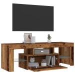 vidaXL Dulap TV cu lumini LED lemn vechi 120x36,5x40 cm lemn prelucrat vidaXL Dulap TV cu lumini LED lemn vechi 120x36,5x40 cm lemn prelucrat