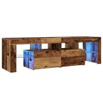 vidaXL Dulap TV cu lumini LED lemn vechi 140x36,5x40 cm lemn prelucrat vidaXL Dulap TV cu lumini LED lemn vechi 140x36,5x40 cm lemn prelucrat