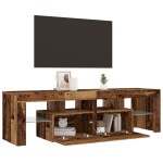vidaXL Dulap TV cu lumini LED lemn vechi 140x36,5x40 cm lemn prelucrat vidaXL Dulap TV cu lumini LED lemn vechi 140x36,5x40 cm lemn prelucrat