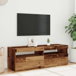 vidaXL Dulap TV cu lumini LED lemn vechi 120x35x40 cm lemn prelucrat vidaXL Dulap TV cu lumini LED lemn vechi 120x35x40 cm lemn prelucrat