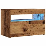 vidaXL Dulap TV cu lumini LED lemn vechi 60x35x40 cm lemn prelucrat vidaXL Dulap TV cu lumini LED lemn vechi 60x35x40 cm lemn prelucrat