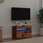 vidaXL Dulap TV cu lumini LED lemn vechi 60x35x40 cm lemn prelucrat vidaXL Dulap TV cu lumini LED lemn vechi 60x35x40 cm lemn prelucrat