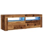 vidaXL Dulap TV cu lumini LED lemn vechi 120x35x40 cm lemn prelucrat vidaXL Dulap TV cu lumini LED lemn vechi 120x35x40 cm lemn prelucrat