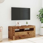 vidaXL Dulap TV cu lumini LED lemn vechi 90x35x40 cm lemn prelucrat vidaXL Dulap TV cu lumini LED lemn vechi 90x35x40 cm lemn prelucrat