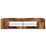 vidaXL Dulap TV cu lumini LED lemn vechi 135x39x30 cm lemn prelucrat vidaXL Dulap TV cu lumini LED lemn vechi 135x39x30 cm lemn prelucrat