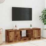 vidaXL Dulap TV cu lumini LED lemn vechi 120x30x36 cm lemn prelucrat vidaXL Dulap TV cu lumini LED lemn vechi 120x30x36 cm lemn prelucrat