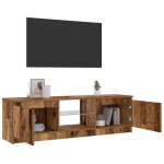 vidaXL Dulap TV cu lumini LED lemn vechi 120x30x36 cm lemn prelucrat vidaXL Dulap TV cu lumini LED lemn vechi 120x30x36 cm lemn prelucrat