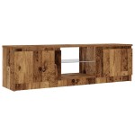 vidaXL Dulap TV cu lumini LED lemn vechi 120x30x36 cm lemn prelucrat vidaXL Dulap TV cu lumini LED lemn vechi 120x30x36 cm lemn prelucrat
