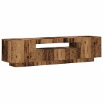 vidaXL Dulap TV cu lumini LED lemn vechi 160x35x40 cm lemn prelucrat vidaXL Dulap TV cu lumini LED lemn vechi 160x35x40 cm lemn prelucrat