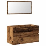 vidaXL Dulap de baie cu oglindă Lemn vechi Lemn prelucrat vidaXL Dulap de baie cu oglindă Lemn vechi Lemn prelucrat