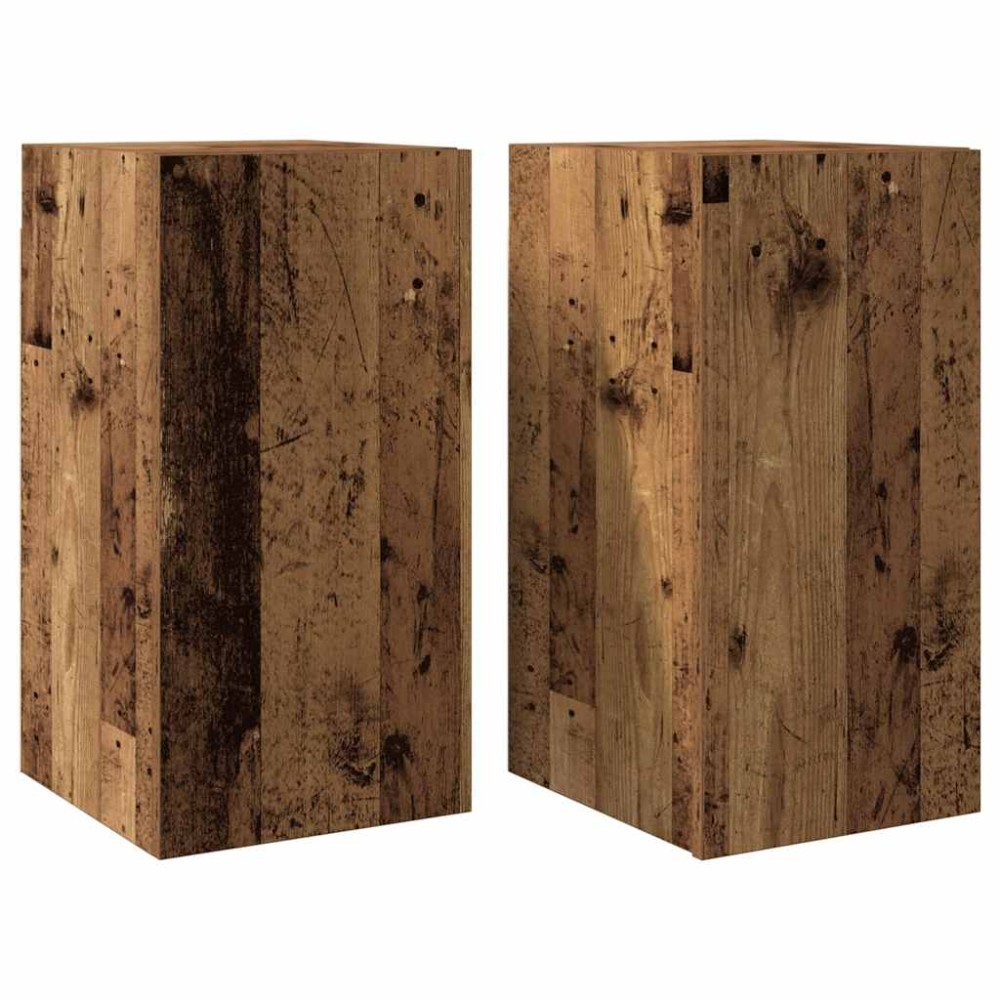 vidaXL Dulapuri TV 2 buc., lemn vechi, 30,5x30x60 cm, lemn prelucrat