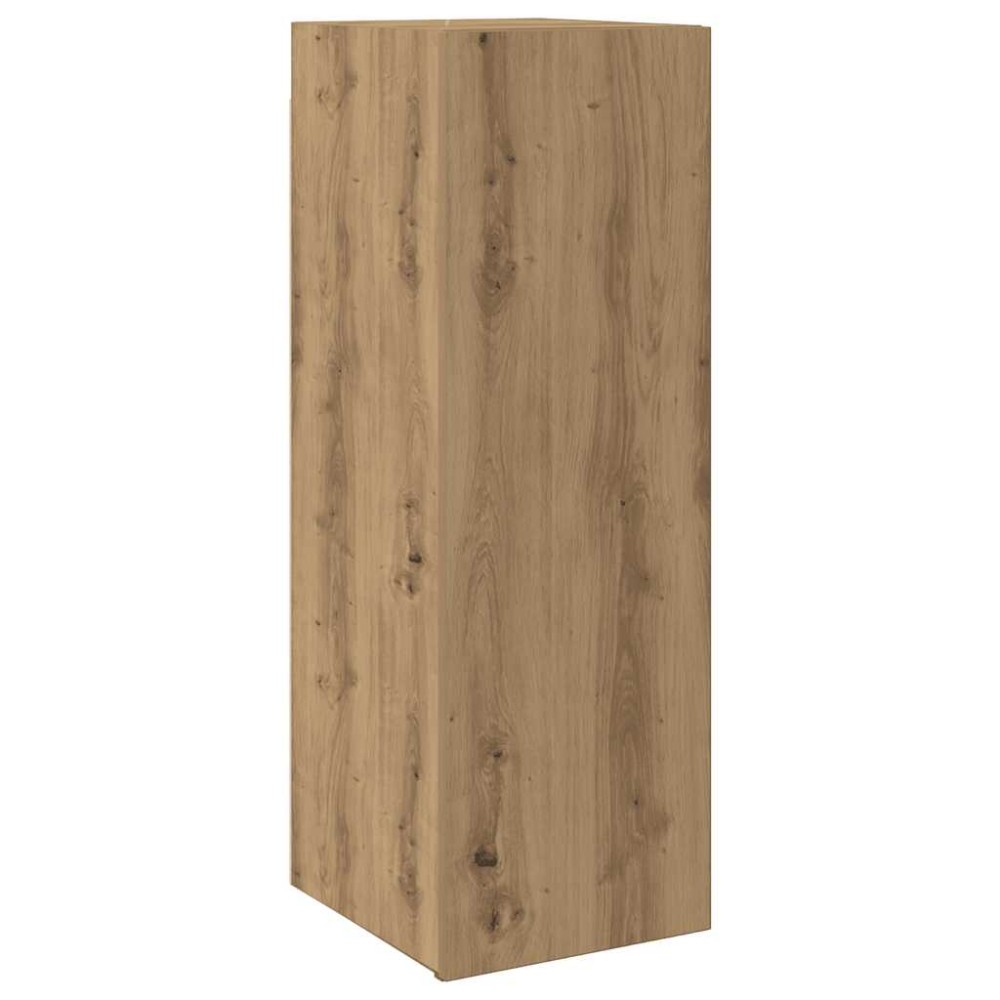 vidaXL Dulap TV, stejar artizanal, 30,5x30x90 cm, lemn prelucrat