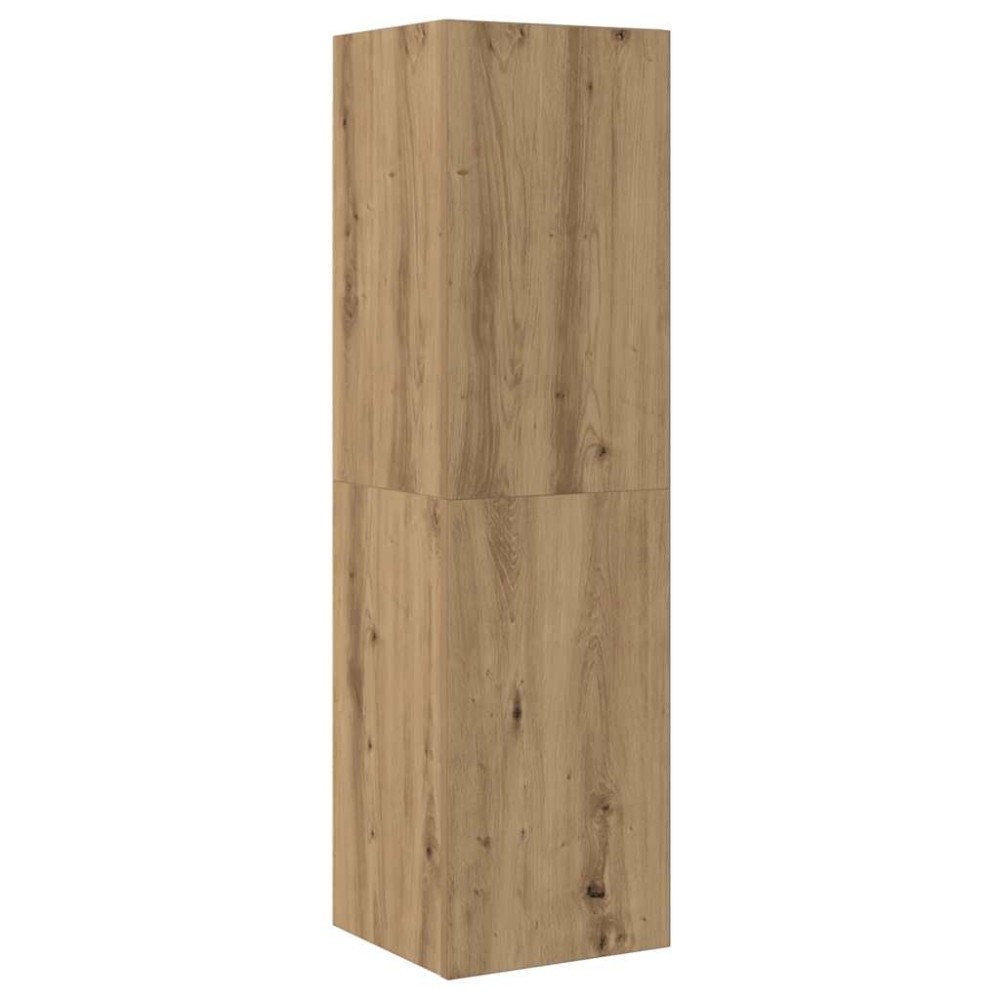 vidaXL Dulap TV, stejar artizanal, 30,5x30x110 cm, lemn prelucrat