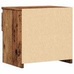 vidaXL Noptiere 2 buc. Lemn vechi 40x30x39 cm Lemn prelucrat