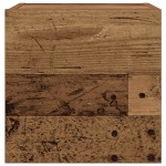 vidaXL Dulapuri TV de perete, 2 buc., lemn vechi, 30,5x30x30 cm
