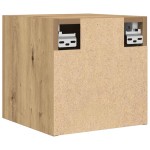 vidaXL Dulap TV montaj pe perete, stejar artizanal, 30,5x30x30 cm