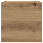 vidaXL Dulapuri TV montaj perete 2 buc. stejar artizanal 30,5x30x30 cm