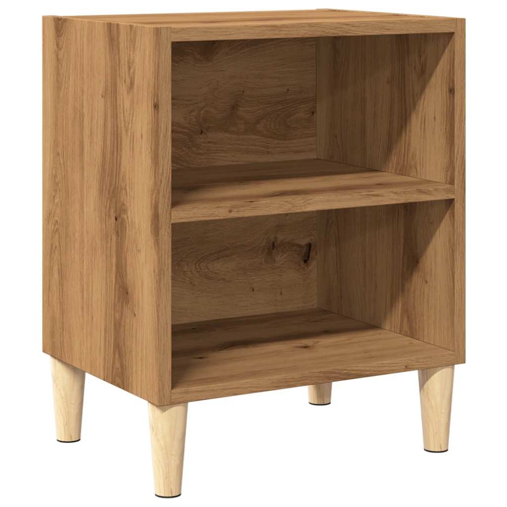 vidaXL Noptiera Stejar artizanal 40x30x50 cm Lemn prelucrat