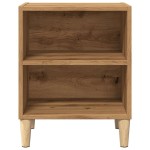 vidaXL Noptiera Stejar artizanal 40x30x50 cm Lemn prelucrat