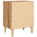 vidaXL Noptiere 2 buc Stejar artizanal 40x30x50 cm Lemn prelucrat