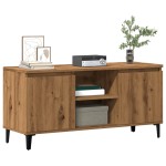 vidaXL Comodă TV, stejar artizanal, 102x35x50 cm, lemn prelucrat vidaXL Comodă TV, stejar artizanal, 102x35x50 cm, lemn prelucrat