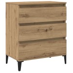 vidaXL Servantă, Stejar artizanal, 60x35x70 cm, lemn compozit