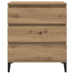 vidaXL Servantă, Stejar artizanal, 60x35x70 cm, lemn compozit