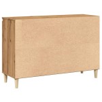 vidaXL Servantă, stejar artizanal, 102x35x70 cm, lemn prelucrat