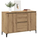 vidaXL Servantă, stejar artizanal, 102x35x70 cm, lemn prelucrat