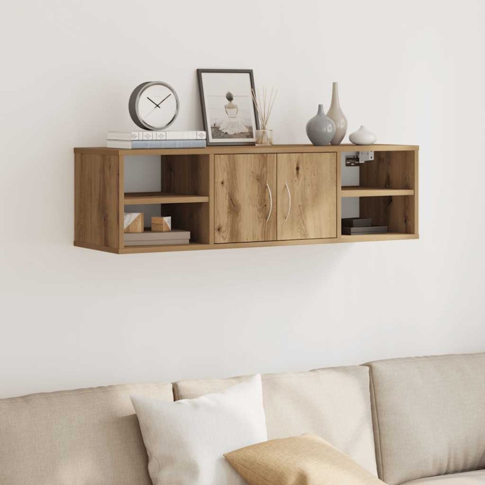 vidaXL Dulap de perete, stejar artizanal, 101x30x29 cm, lemn prelucrat