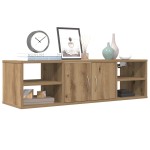 vidaXL Dulap de perete, stejar artizanal, 101x30x29 cm, lemn prelucrat