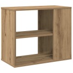 vidaXL Dulap lateral, stejar artizanal, 60x30x50 cm, lemn prelucrat