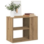 vidaXL Dulap lateral, stejar artizanal, 60x30x50 cm, lemn prelucrat