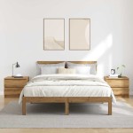vidaXL Noptiere 2 buc. stejar artizanal, 50x40x43.5 cm, lemn prelucrat