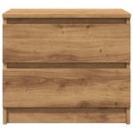 vidaXL Noptiere 2 buc. stejar artizanal, 50x40x43.5 cm, lemn prelucrat