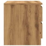 vidaXL Noptiere 2 buc. stejar artizanal, 50x40x43.5 cm, lemn prelucrat