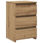 vidaXL Noptieră, stejar artizanal, 40x35x62,5 cm, lemn prelucrat