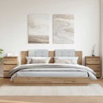 vidaXL Noptiere, 2 buc., stejar artizanal 40x35x62,5 cm lemn prelucrat