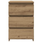 vidaXL Noptiere, 2 buc., stejar artizanal 40x35x62,5 cm lemn prelucrat