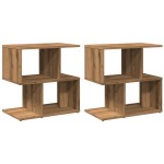 vidaXL Noptiere 2 buc. stejar artizanal 50x30x51,5 cm lemn prelucrat
