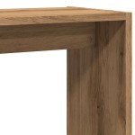 vidaXL Masă laterală, stejar artizanal,50x26x50 cm, lemn prelucrat