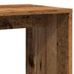 vidaXL Masă laterală, lemn vechi, 59x36x38 cm, PAL vidaXL Masă laterală, lemn vechi, 59x36x38 cm, PAL