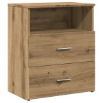 vidaXL Noptiere, 2 buc., stejar artizanal, 50x32x60 cm, lemn prelucrat vidaXL Noptiere, 2 buc., stejar artizanal, 50x32x60 cm, lemn prelucrat