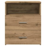 vidaXL Noptiere, 2 buc., stejar artizanal, 50x32x60 cm, lemn prelucrat vidaXL Noptiere, 2 buc., stejar artizanal, 50x32x60 cm, lemn prelucrat
