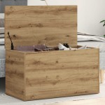 vidaXL Cufăr depozitare, stejar artizanal, 84x42x46 cm, lemn prelucrat vidaXL Cufăr depozitare, stejar artizanal, 84x42x46 cm, lemn prelucrat