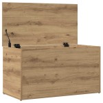 vidaXL Cufăr depozitare, stejar artizanal, 84x42x46 cm, lemn prelucrat vidaXL Cufăr depozitare, stejar artizanal, 84x42x46 cm, lemn prelucrat